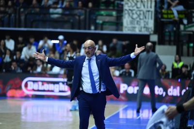 TREVISO 07 04 2025 LBA, CAMPIONATO 2024-2025 NUTRIBULLET TREVISO BASKET - SEGAFREDFO VIRTUS BOLOGNA