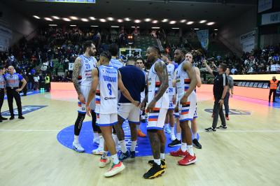 TREVISO 07 04 2025 LBA, CAMPIONATO 2024-2025 NUTRIBULLET TREVISO BASKET - SEGAFREDFO VIRTUS BOLOGNA