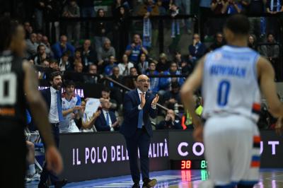 TREVISO 07 04 2025 LBA, CAMPIONATO 2024-2025 NUTRIBULLET TREVISO BASKET - SEGAFREDFO VIRTUS BOLOGNA