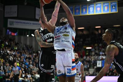 TREVISO 07 04 2025 LBA, CAMPIONATO 2024-2025 NUTRIBULLET TREVISO BASKET - SEGAFREDFO VIRTUS BOLOGNA