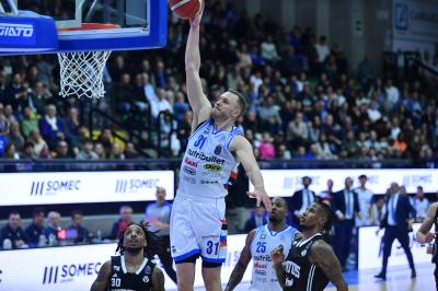 TREVISO 07 04 2025 LBA, CAMPIONATO 2024-2025 NUTRIBULLET TREVISO BASKET - SEGAFREDFO VIRTUS BOLOGNA