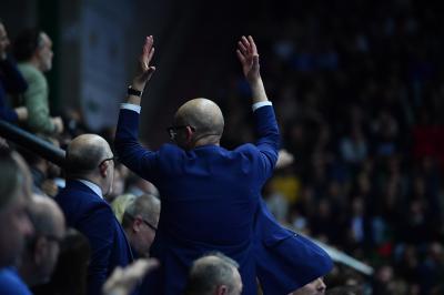 TREVISO 07 04 2025 LBA, CAMPIONATO 2024-2025 NUTRIBULLET TREVISO BASKET - SEGAFREDFO VIRTUS BOLOGNA