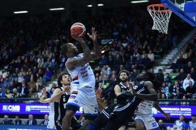 TREVISO 07 04 2025 LBA, CAMPIONATO 2024-2025 NUTRIBULLET TREVISO BASKET - SEGAFREDFO VIRTUS BOLOGNA