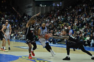 TREVISO 07 04 2025 LBA, CAMPIONATO 2024-2025 NUTRIBULLET TREVISO BASKET - SEGAFREDFO VIRTUS BOLOGNA