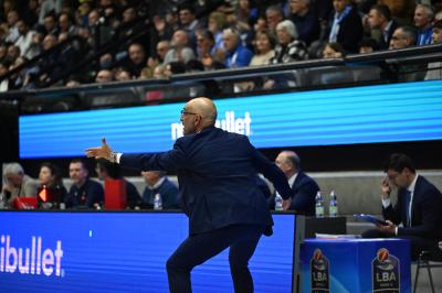 TREVISO 07 04 2025 LBA, CAMPIONATO 2024-2025 NUTRIBULLET TREVISO BASKET - SEGAFREDFO VIRTUS BOLOGNA