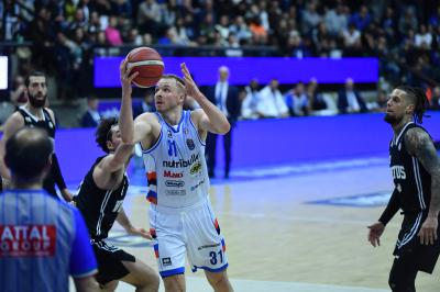 TREVISO 07 04 2025 LBA, CAMPIONATO 2024-2025 NUTRIBULLET TREVISO BASKET - SEGAFREDFO VIRTUS BOLOGNA