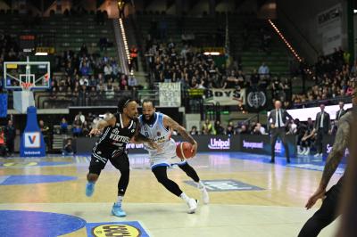 TREVISO 07 04 2025 LBA, CAMPIONATO 2024-2025 NUTRIBULLET TREVISO BASKET - SEGAFREDFO VIRTUS BOLOGNA