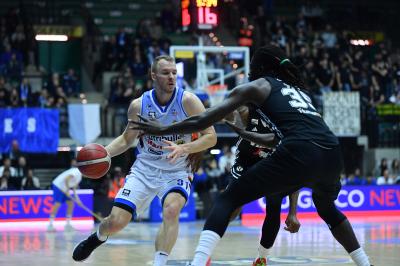 TREVISO 07 04 2025 LBA, CAMPIONATO 2024-2025 NUTRIBULLET TREVISO BASKET - SEGAFREDFO VIRTUS BOLOGNA