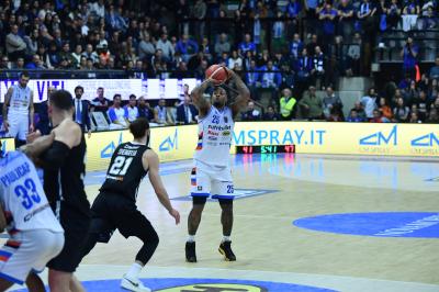 TREVISO 07 04 2025 LBA, CAMPIONATO 2024-2025 NUTRIBULLET TREVISO BASKET - SEGAFREDFO VIRTUS BOLOGNA
