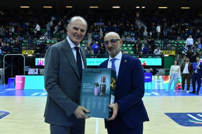 TREVISO 07 04 2025 LBA, CAMPIONATO 2024-2025 NUTRIBULLET TREVISO BASKET - SEGAFREDFO VIRTUS BOLOGNA
