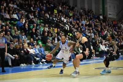 TREVISO 07 04 2025 LBA, CAMPIONATO 2024-2025 NUTRIBULLET TREVISO BASKET - SEGAFREDFO VIRTUS BOLOGNA
