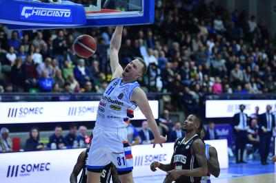 TREVISO 07 04 2025 LBA, CAMPIONATO 2024-2025 NUTRIBULLET TREVISO BASKET - SEGAFREDFO VIRTUS BOLOGNA