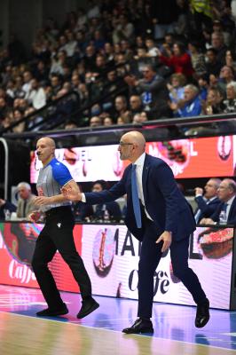 TREVISO 07 04 2025 LBA, CAMPIONATO 2024-2025 NUTRIBULLET TREVISO BASKET - SEGAFREDFO VIRTUS BOLOGNA