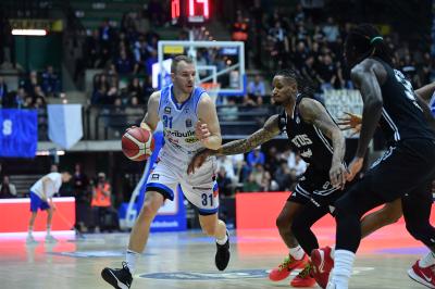 TREVISO 07 04 2025 LBA, CAMPIONATO 2024-2025 NUTRIBULLET TREVISO BASKET - SEGAFREDFO VIRTUS BOLOGNA