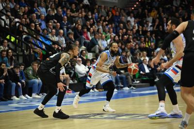 TREVISO 07 04 2025 LBA, CAMPIONATO 2024-2025 NUTRIBULLET TREVISO BASKET - SEGAFREDFO VIRTUS BOLOGNA