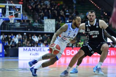 TREVISO 07 04 2025 LBA, CAMPIONATO 2024-2025 NUTRIBULLET TREVISO BASKET - SEGAFREDFO VIRTUS BOLOGNA