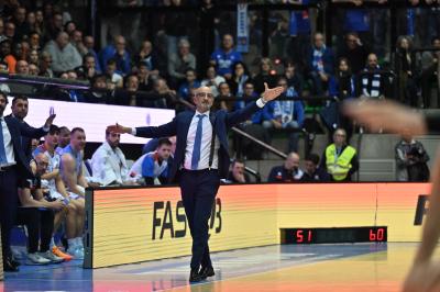 TREVISO 07 04 2025 LBA, CAMPIONATO 2024-2025 NUTRIBULLET TREVISO BASKET - SEGAFREDFO VIRTUS BOLOGNA