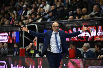 TREVISO 07 04 2025 LBA, CAMPIONATO 2024-2025 NUTRIBULLET TREVISO BASKET - SEGAFREDFO VIRTUS BOLOGNA