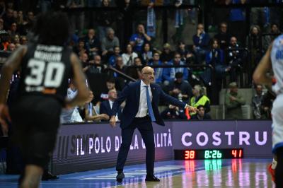 TREVISO 07 04 2025 LBA, CAMPIONATO 2024-2025 NUTRIBULLET TREVISO BASKET - SEGAFREDFO VIRTUS BOLOGNA