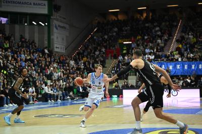 TREVISO 07 04 2025 LBA, CAMPIONATO 2024-2025 NUTRIBULLET TREVISO BASKET - SEGAFREDFO VIRTUS BOLOGNA