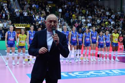 TREVISO 16 04 2025 LEGAVOLLEY PLAYOFF CAMPIONATO 2024-2025 PROSECCO DOC IMOCO - VERO VOLLEY MILANO