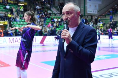 TREVISO 16 04 2025 LEGAVOLLEY PLAYOFF CAMPIONATO 2024-2025 PROSECCO DOC IMOCO - VERO VOLLEY MILANO