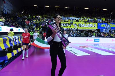 TREVISO 16 04 2025 LEGAVOLLEY PLAYOFF CAMPIONATO 2024-2025 PROSECCO DOC IMOCO - VERO VOLLEY MILANO