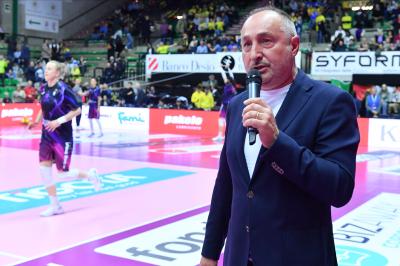 TREVISO 16 04 2025 LEGAVOLLEY PLAYOFF CAMPIONATO 2024-2025 PROSECCO DOC IMOCO - VERO VOLLEY MILANO