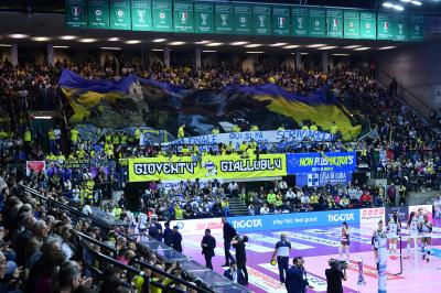 TREVISO 16 04 2025 LEGAVOLLEY PLAYOFF CAMPIONATO 2024-2025 PROSECCO DOC IMOCO - VERO VOLLEY MILANO