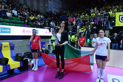 TREVISO 16 04 2025 LEGAVOLLEY PLAYOFF CAMPIONATO 2024-2025 PROSECCO DOC IMOCO - VERO VOLLEY MILANO