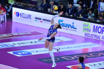 TREVISO 16 04 2025 LEGAVOLLEY PLAYOFF CAMPIONATO 2024-2025 PROSECCO DOC IMOCO - VERO VOLLEY MILANO