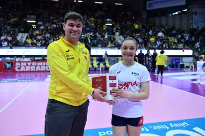 TREVISO 16 04 2025 LEGAVOLLEY PLAYOFF CAMPIONATO 2024-2025 PROSECCO DOC IMOCO - VERO VOLLEY MILANO