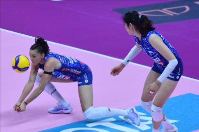 TREVISO 16 04 2025 LEGAVOLLEY PLAYOFF CAMPIONATO 2024-2025 PROSECCO DOC IMOCO - VERO VOLLEY MILANO