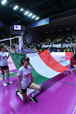 TREVISO 16 04 2025 LEGAVOLLEY PLAYOFF CAMPIONATO 2024-2025 PROSECCO DOC IMOCO - VERO VOLLEY MILANO