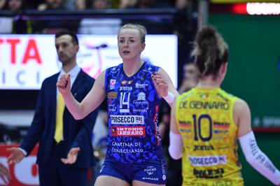 TREVISO 16 04 2025 LEGAVOLLEY PLAYOFF CAMPIONATO 2024-2025 PROSECCO DOC IMOCO - VERO VOLLEY MILANO