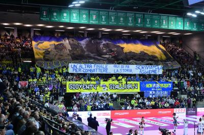 TREVISO 16 04 2025 LEGAVOLLEY PLAYOFF CAMPIONATO 2024-2025 PROSECCO DOC IMOCO - VERO VOLLEY MILANO