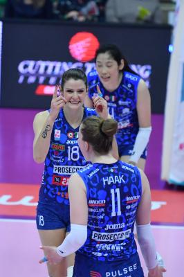 TREVISO 16 04 2025 LEGAVOLLEY PLAYOFF CAMPIONATO 2024-2025 PROSECCO DOC IMOCO - VERO VOLLEY MILANO