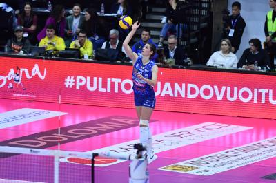TREVISO 16 04 2025 LEGAVOLLEY PLAYOFF CAMPIONATO 2024-2025 PROSECCO DOC IMOCO - VERO VOLLEY MILANO