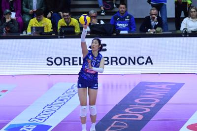 TREVISO 16 04 2025 LEGAVOLLEY PLAYOFF CAMPIONATO 2024-2025 PROSECCO DOC IMOCO - VERO VOLLEY MILANO