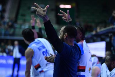 TREVISO 19 04 2025 LBA CAMPIONATO 2024-2025 NUTRIBULLET TREVISO BASKET - DERTHONA BASKET
