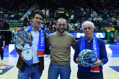 TREVISO 19 04 2025 LBA CAMPIONATO 2024-2025 NUTRIBULLET TREVISO BASKET - DERTHONA BASKET