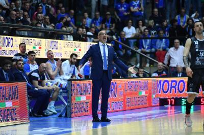 TREVISO 19 04 2025 LBA CAMPIONATO 2024-2025 NUTRIBULLET TREVISO BASKET - DERTHONA BASKET