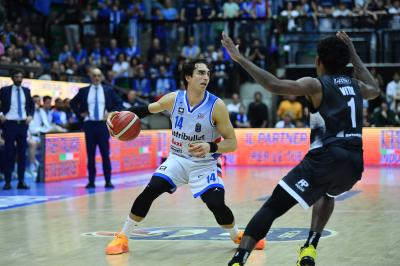 TREVISO 19 04 2025 LBA CAMPIONATO 2024-2025 NUTRIBULLET TREVISO BASKET - DERTHONA BASKET