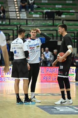 TREVISO 19 04 2025 LBA CAMPIONATO 2024-2025 NUTRIBULLET TREVISO BASKET - DERTHONA BASKET