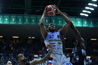 TREVISO 19 04 2025 LBA CAMPIONATO 2024-2025 NUTRIBULLET TREVISO BASKET - DERTHONA BASKET
