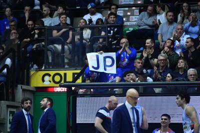 TREVISO 19 04 2025 LBA CAMPIONATO 2024-2025 NUTRIBULLET TREVISO BASKET - DERTHONA BASKET