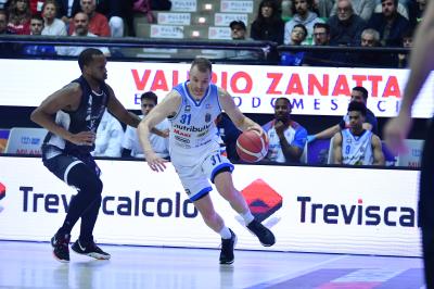 TREVISO 19 04 2025 LBA CAMPIONATO 2024-2025 NUTRIBULLET TREVISO BASKET - DERTHONA BASKET