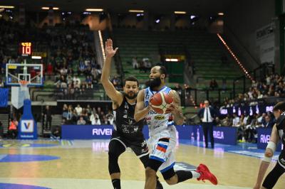 TREVISO 19 04 2025 LBA CAMPIONATO 2024-2025 NUTRIBULLET TREVISO BASKET - DERTHONA BASKET