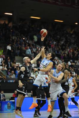 TREVISO 19 04 2025 LBA CAMPIONATO 2024-2025 NUTRIBULLET TREVISO BASKET - DERTHONA BASKET