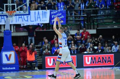 TREVISO 19 04 2025 LBA CAMPIONATO 2024-2025 NUTRIBULLET TREVISO BASKET - DERTHONA BASKET